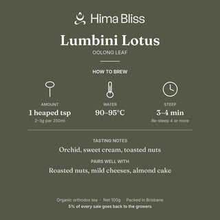 Lumbini Lotus – Oolong Leaf